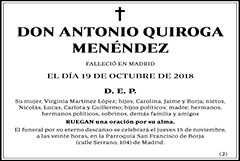 Antonio Quiroga Menéndez
